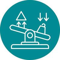 Seesaw Vector Icon