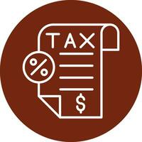 Tax Vector Icon