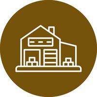Warehouse Vector Icon