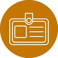 Identification Card Vector Icon