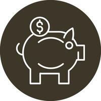 Piggy Bank Vector Icon