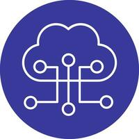 Cloud Configuration Vector Icon