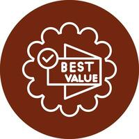 Best Value Vector Icon