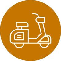 icono de vector de scooter