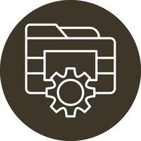 Folder Management Vector Icon