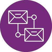 icono de vector de correo