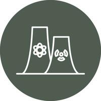Nuclear  Vector Icon