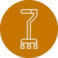 Walking Stick Vector Icon