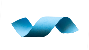 Blau Konfetti Papier isoliert Element png