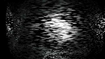 Beautiful abstraction of mesmerizing whirlwind consisting of white small particles whirling on the black background. Animation. Particles shimmering in the dark photo