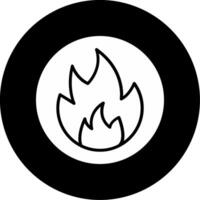 Flammable Vector Icon