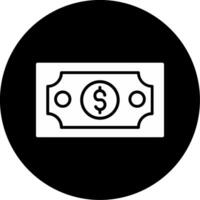 icono de vector de dólar