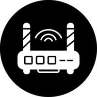 icono de vector de enrutador wifi