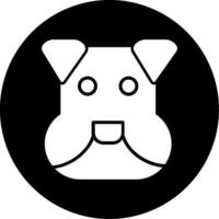 icono de vector de perro