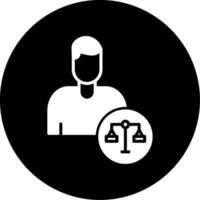 Lawyer Vector Icon