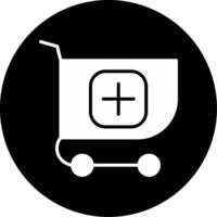 añadir al icono de vector de carrito