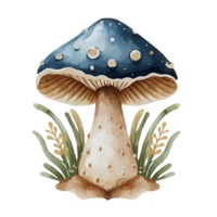 AI generated cute mushroom Clipart png