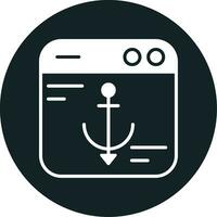 Anchor Text Vector Icon