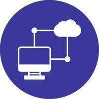 icono de vector de transferencia de datos