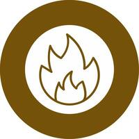 Flammable Vector Icon