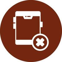 No Cellphone Vector Icon