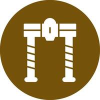 Metal Detector Vector Icon