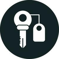 Room Key Vector Icon