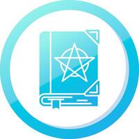 Tanakh Solid Blue Gradient Icon vector