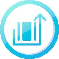 Deploy object Solid Blue Gradient Icon vector