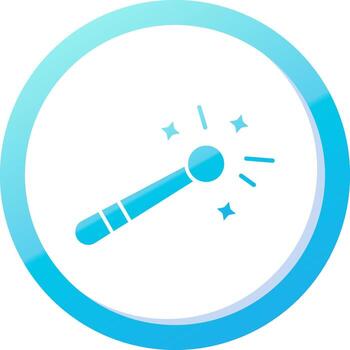 Magic tool Solid Blue Gradient Icon vector