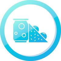 Food Solid Blue Gradient Icon vector