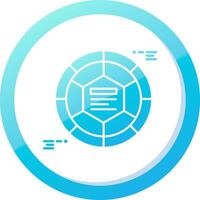Infographic elements Solid Blue Gradient Icon vector