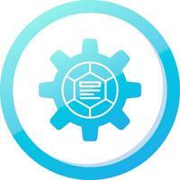 Infographic elements Solid Blue Gradient Icon vector