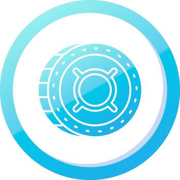 genérico sólido azul degradado icono vector