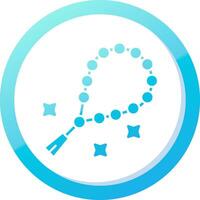 Beads Solid Blue Gradient Icon vector