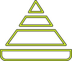 Pyramid Chart Vector Icon
