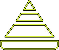 Pyramid Chart Vector Icon