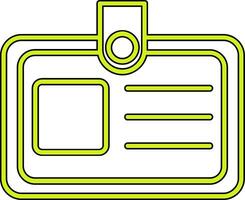 Identification Card Vector Icon