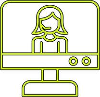 Online Support Vector Icon