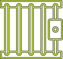 cárcel vector icono