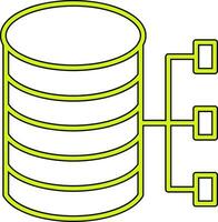 icono de vector de base de datos