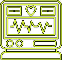 Electrocardiogram Vector Icon