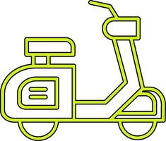 icono de vector de scooter