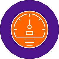 Speedometer Line Filled Circle Icon vector