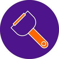 Peeler Line Filled Circle Icon vector