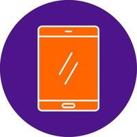 Smartphone Line Filled Circle Icon vector