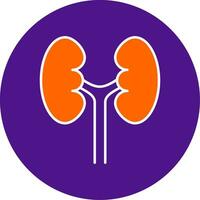 Urology Line Filled Circle Icon vector