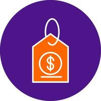 Cheap Line Filled Circle Icon vector