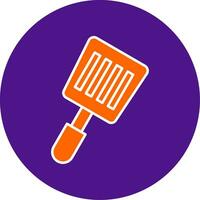 Spatula Line Filled Circle Icon vector