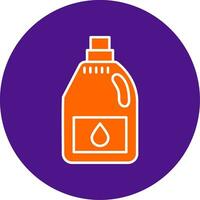Detergent Line Filled Circle Icon vector